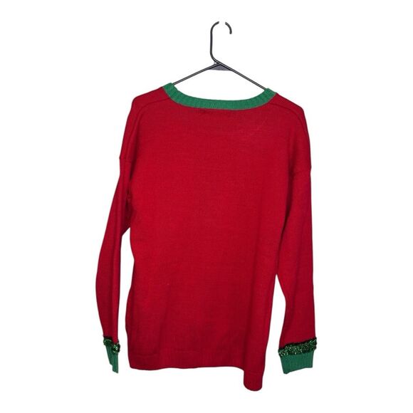 NWT United States sweaters ugly Christmas holiday large red ho ho ho - Picture 5 of 6